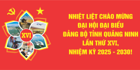 Chào mừng ĐH Đảng bộ tỉnh